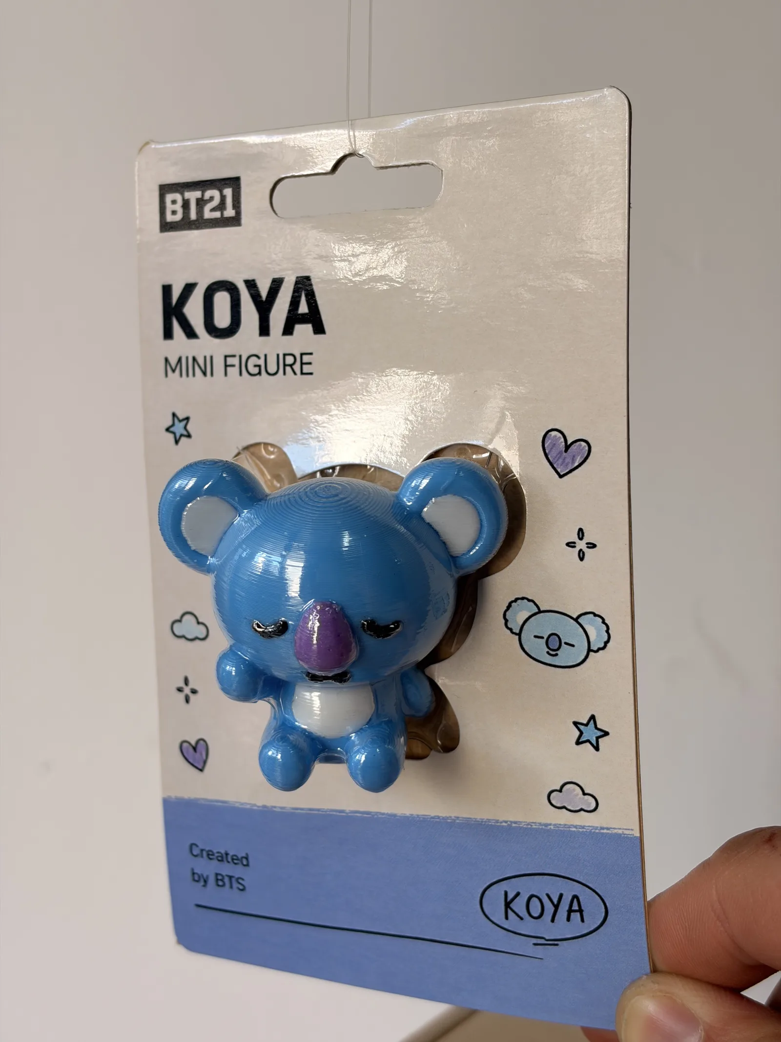 Blíster de la mini figura de Koya, frente