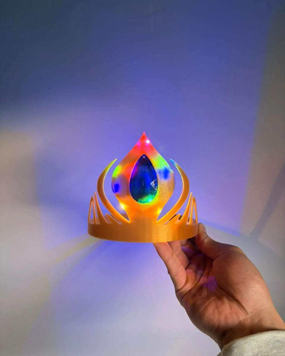 Corona Frozen con luz LED