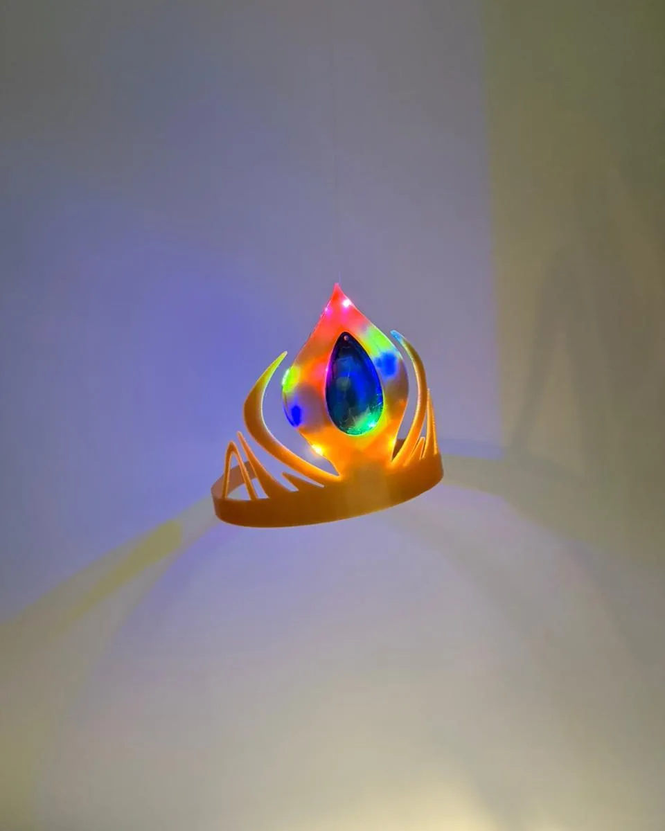 Corona Frozen con luz LED (foto 2)