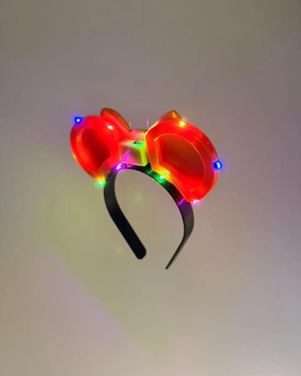 Vincha con orejas de Minnie y luces LED