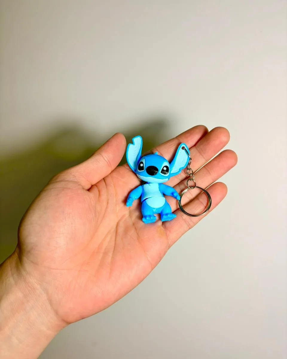 Llavero de Stitch impreso en 3D