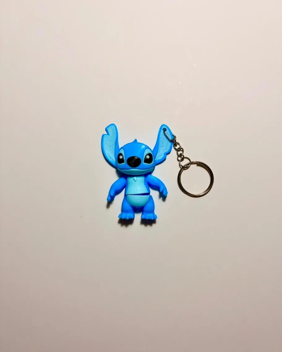 Llavero de Stitch impreso en 3D (foto 2)