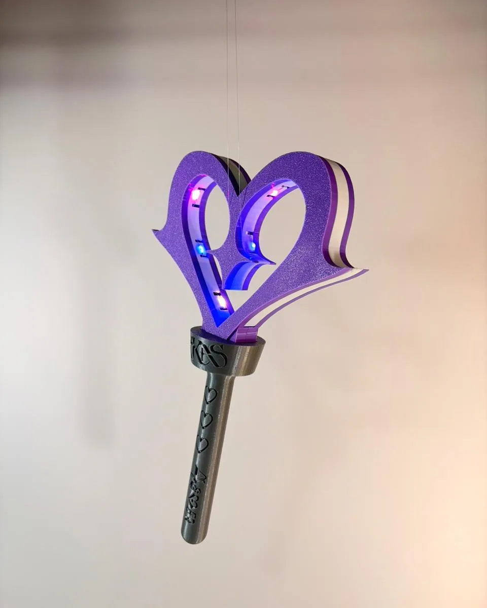 Varita K4OS con corazón y luces LED (foto 2)